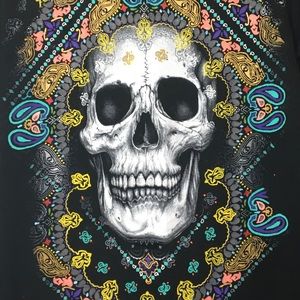 Painted skull shirt